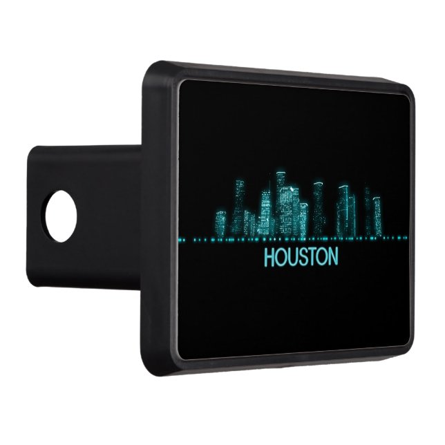 Houston Skyline Trailer Hitch Cover (Right)