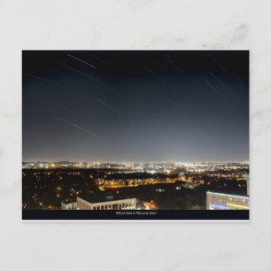 Houston Star Trails Postcard
