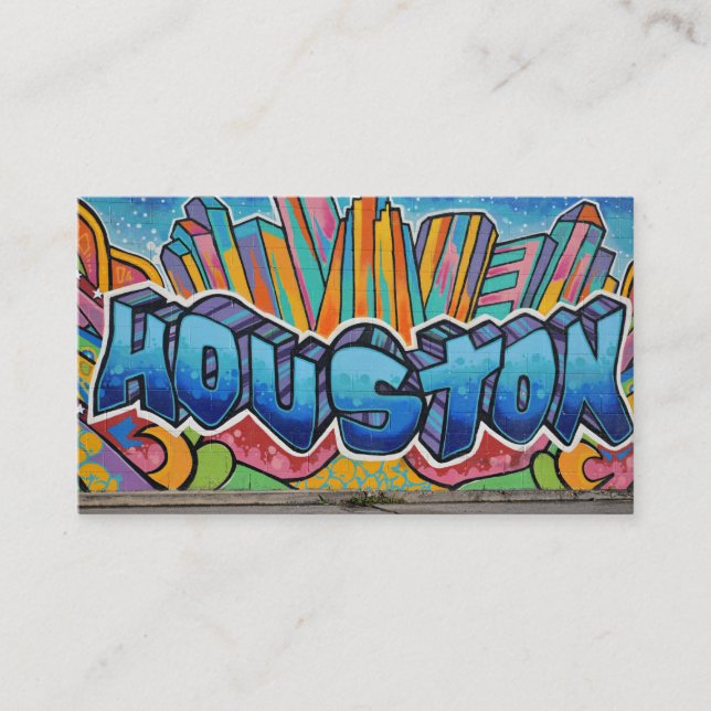 Houston Street Art Enclosure Card (Front)