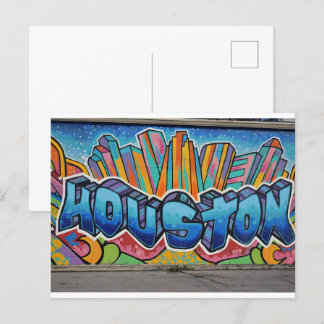 Houston Street Art Postcard