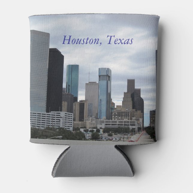 Houston, Texas Can Cooler (Front)