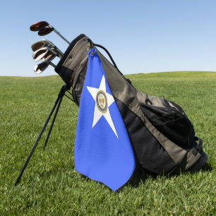 Houston (Texas) city flag Golf Towel