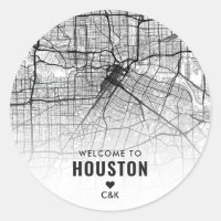Houston, Texas City Map | Wedding Welcome
