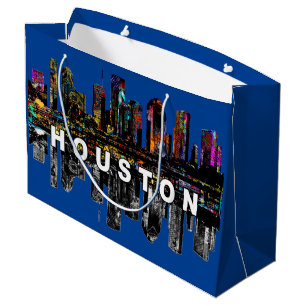 Houston, Texas in graffiti  Large Gift Bag