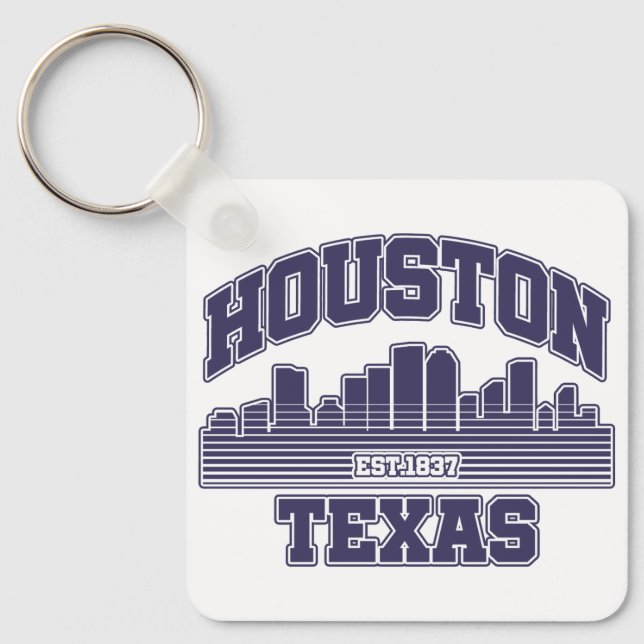 Houston,Texas Keychain (Front)