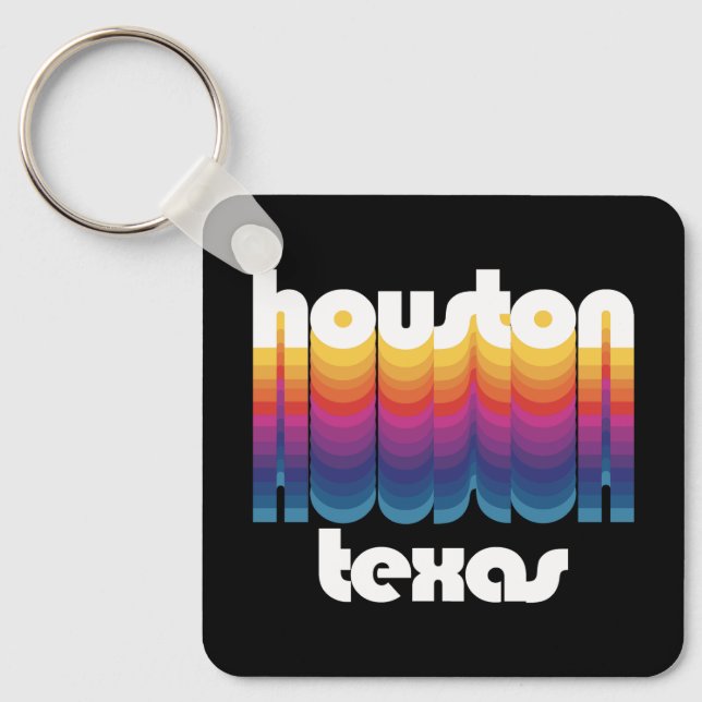 Houston,Texas Keychain (Front)