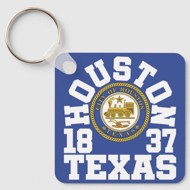 Houston,Texas Keychain (Front)