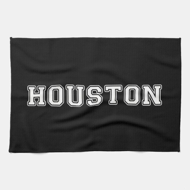 Houston Texas Kitchen Towel (Horizontal)