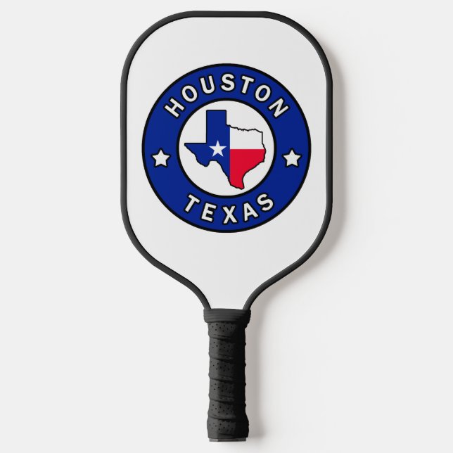 Houston Texas Pickleball Paddle (Front)