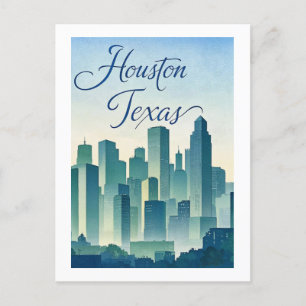 Houston Texas Postcard