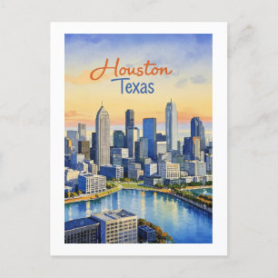 Houston Texas Postcard
