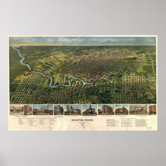Houston,Texas Poster