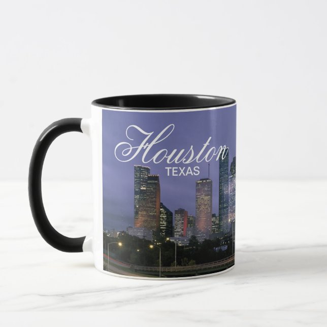 Houston Texas Skyline Coffee Mug (Left)