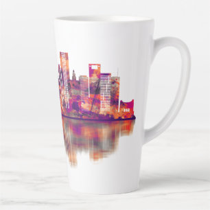 Houston Texas Skyline Latte Mug
