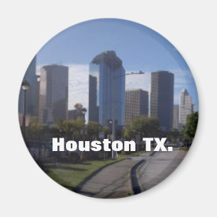 Houston Texas Skyline (Panoramic) Magnet