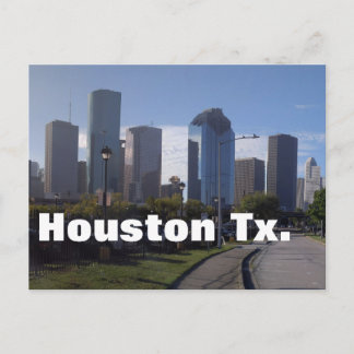 Houston Texas Skyline (Panoramic) Postcard