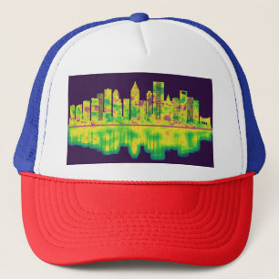 Houston Texas Skyline Trucker Hat