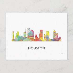 HOUSTON TEXAS SKYLINE WB1 - POSTCARD