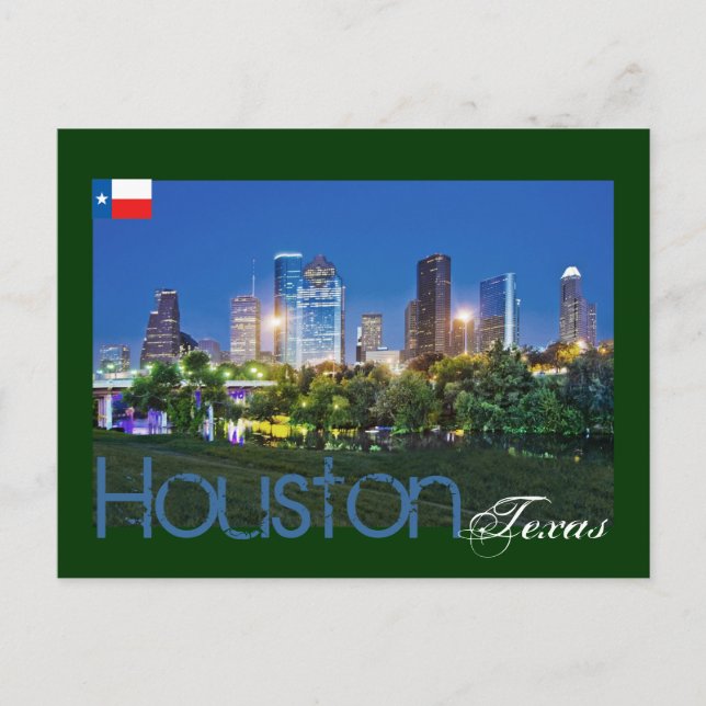 Houston, Texas, U.S.A. Postcard (Front)