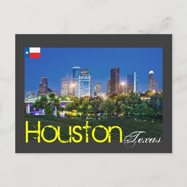 Houston, Texas, U.S.A. Postcard (Front)