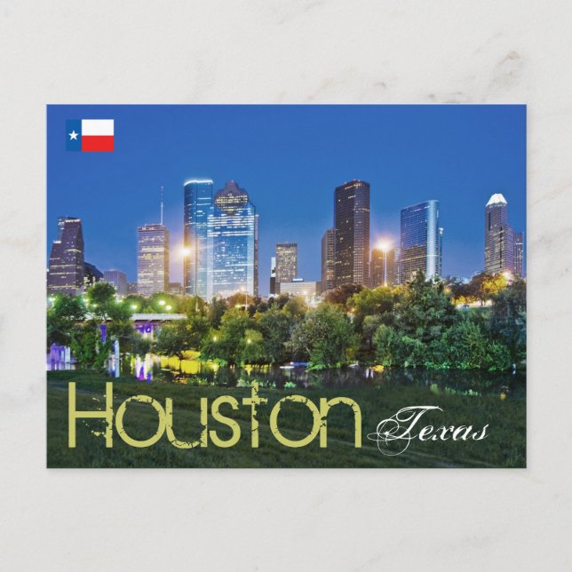 Houston, Texas, U.S.A. Postcard (Front)