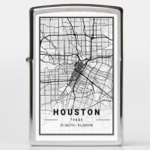 Houston Texas USA City Travel City Carte