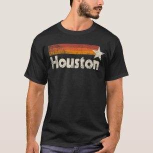 Houston Texas Vintage Houston Stripes Strong Old 7 T-Shirt