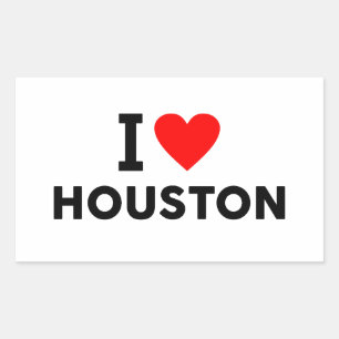 Houston United States america USA Texas love city Sticker