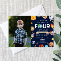 Houston We Have A Four Year Old 4th Birthday Party