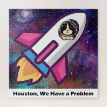 Houston We Have A Problem Guinea Pig Spaceship Kid