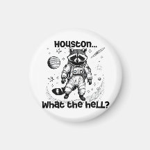 Houston... What the hell? Adorable Raccoon 