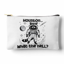 Houston... What the hell? Adorable Raccoon magnet 