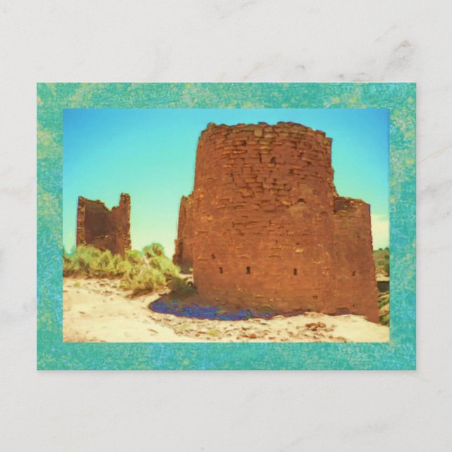 Hovenweep's Ancient Towers postcard (Front)