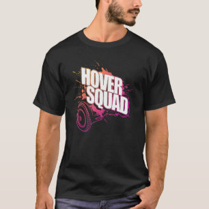 Hover Squad  Cool Peach Pink Gyro Hoverboard T-Shirt