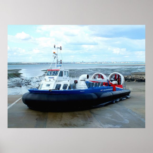 Hovercraft at Ryde Poster (Front)