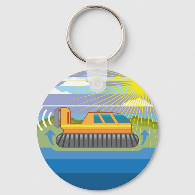 Hovercraft Keychain (Front)