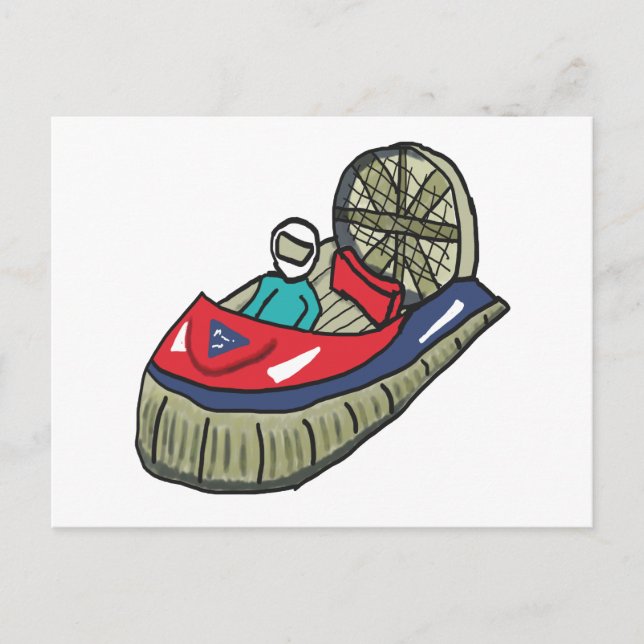 Hovercraft Postcard (Front)