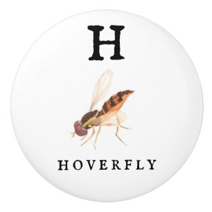 Hoverfly  ceramic knob