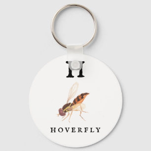 Hoverfly keychain