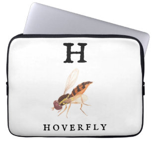 Hoverfly  laptop sleeve