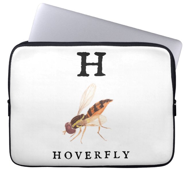 Hoverfly  laptop sleeve (Front)