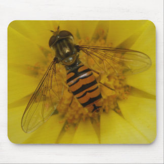 Hoverfly on a Marigold Mousepad