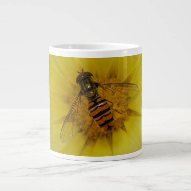 Hoverfly on a Marigold Mug (Front)