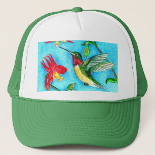 Hovering Hummer Trucker Hat