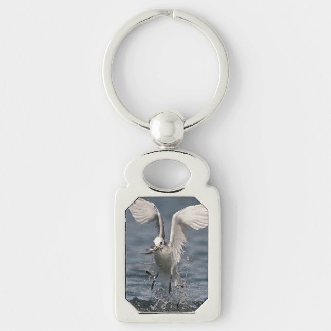 Hovering Kittiwake Keychain (Front)