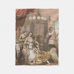 Hovey's Cocoa Glycerine, Circa 1860 Fleece Blanket