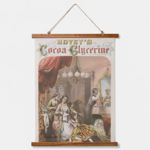 Hovey's Cocoa Glycerine, Circa 1860 Hanging Tapestry