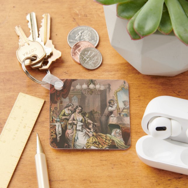 Hovey's Cocoa Glycerine, Circa 1860 Keychain (Desk)