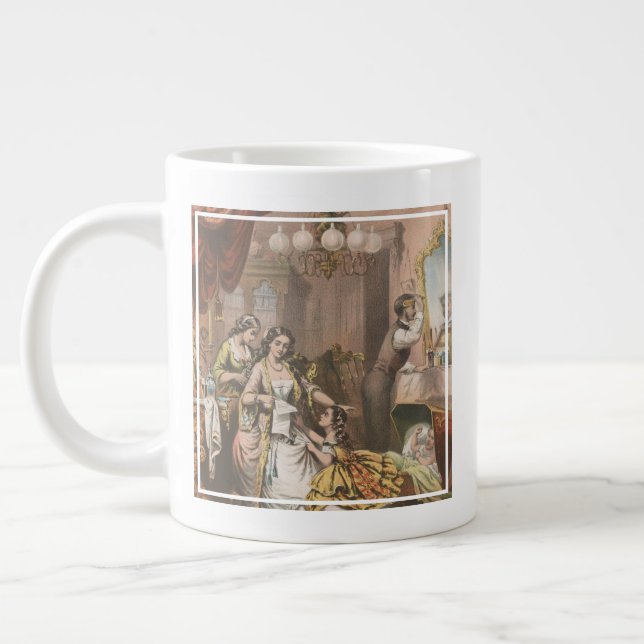 Hovey's Cocoa Glycerine, Circa 1860 Large Coffee Mug (Left)