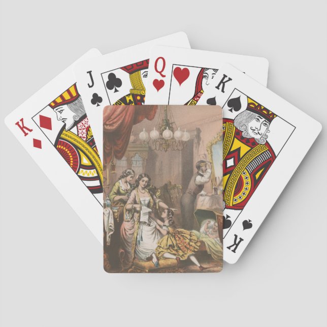 Hovey's Cocoa Glycerine, Circa 1860 Playing Cards (Back)